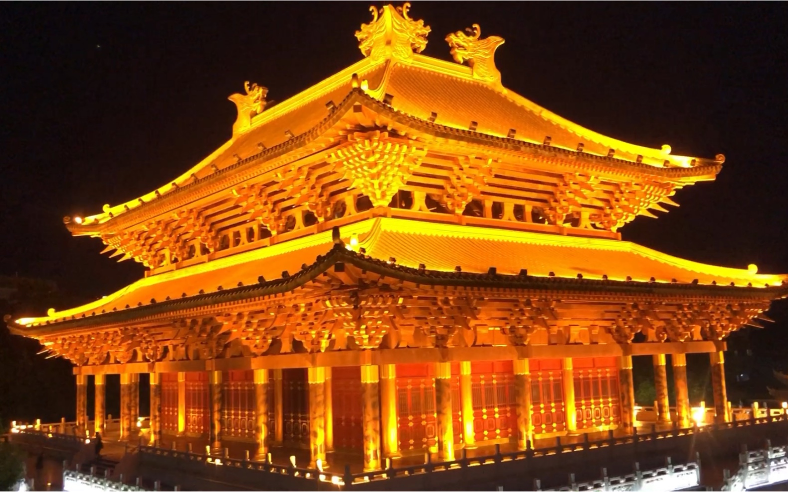 游记|柳州文庙夜景随拍