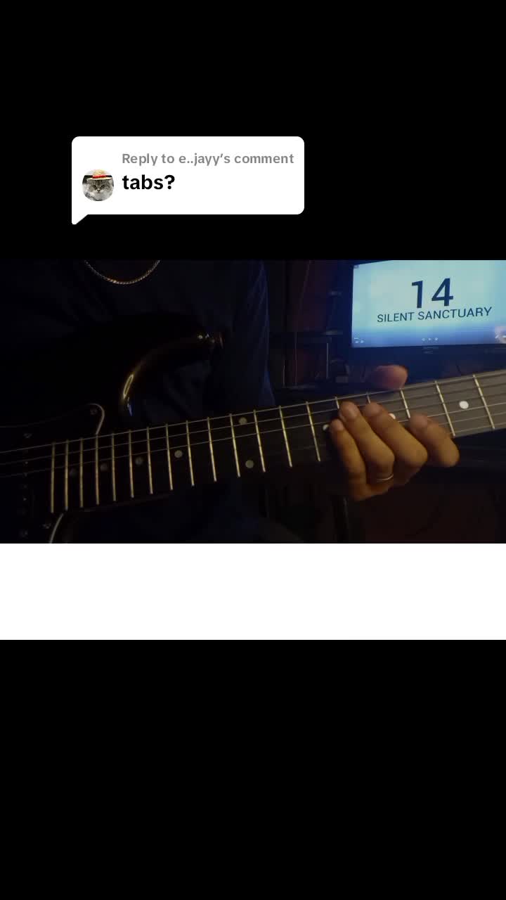 回复 @ e . jayy 14 | 无声避难所 | 带标签的电吉他盖