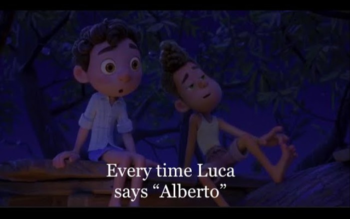 Luca说 ＂Alberto＂ 全纪录 | Every Time Luca Says ＂Alberto＂哔哩哔哩bilibili