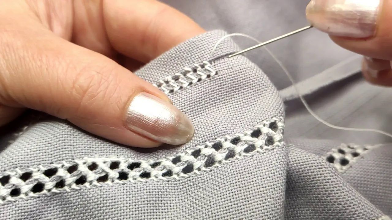 【oksana nedzelska】抽纱绣教程088