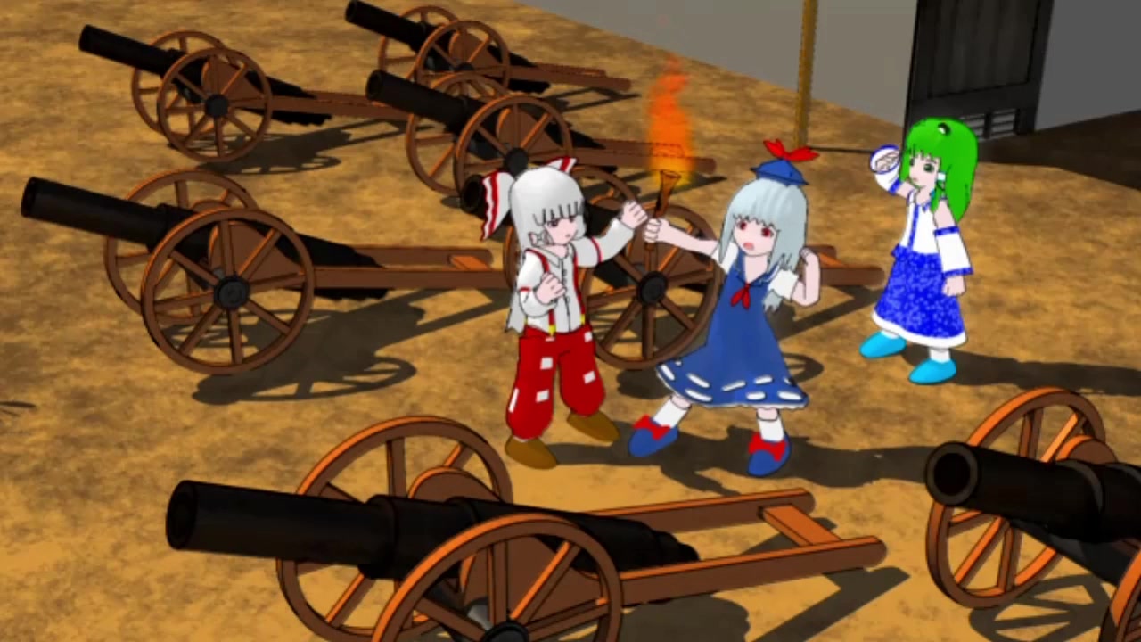 【3d东方中文内嵌】弱肉强食幻想郷 冥界编 第11话_哔哩哔哩 (゜-゜)