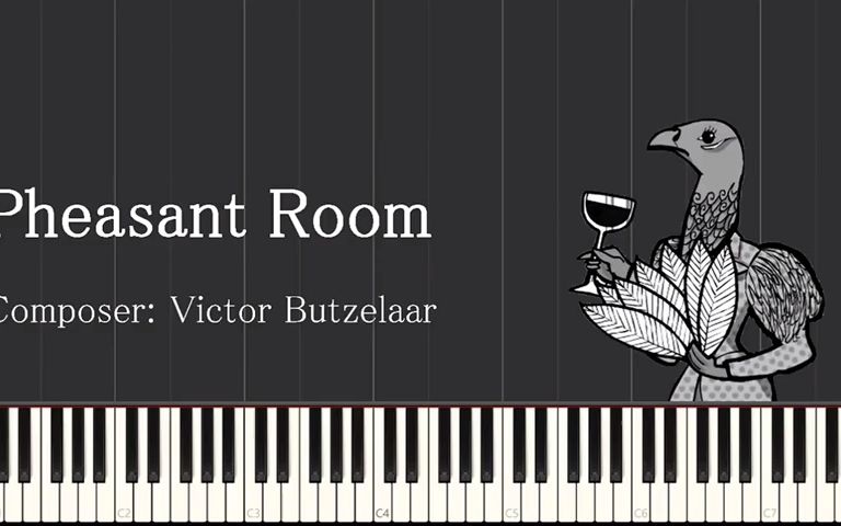 [图]【锈湖/旅馆/钢琴】HOTEL(Pheasant Room) - Piano Tutorial