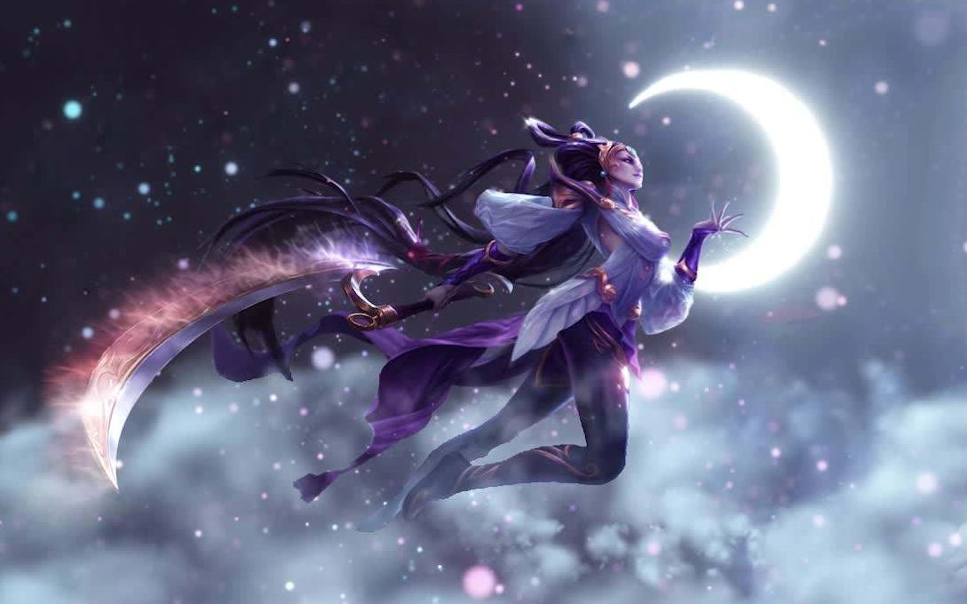 月刃在左,玉兔在右,持月刃渡寒魂. 皎月女神-黛安娜(bgm-lullaby)