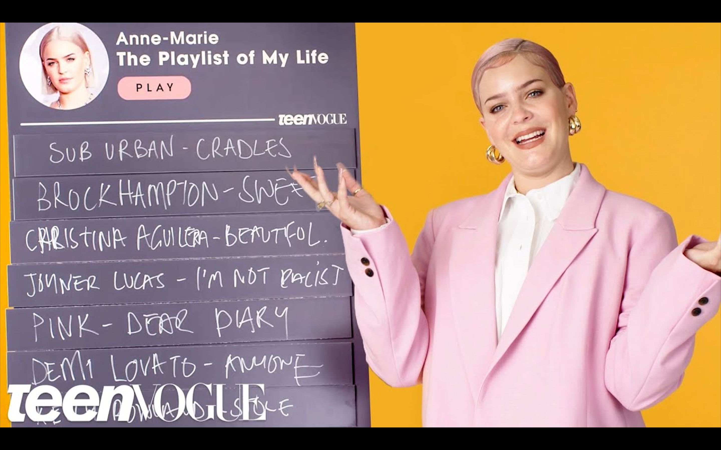 【anne-marie】考古向:安姐分享自己的歌单|anne-marie creates the