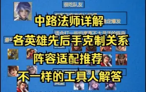 Download Video: 中单详解  直面所有中路英雄优劣以及阵容适配问题