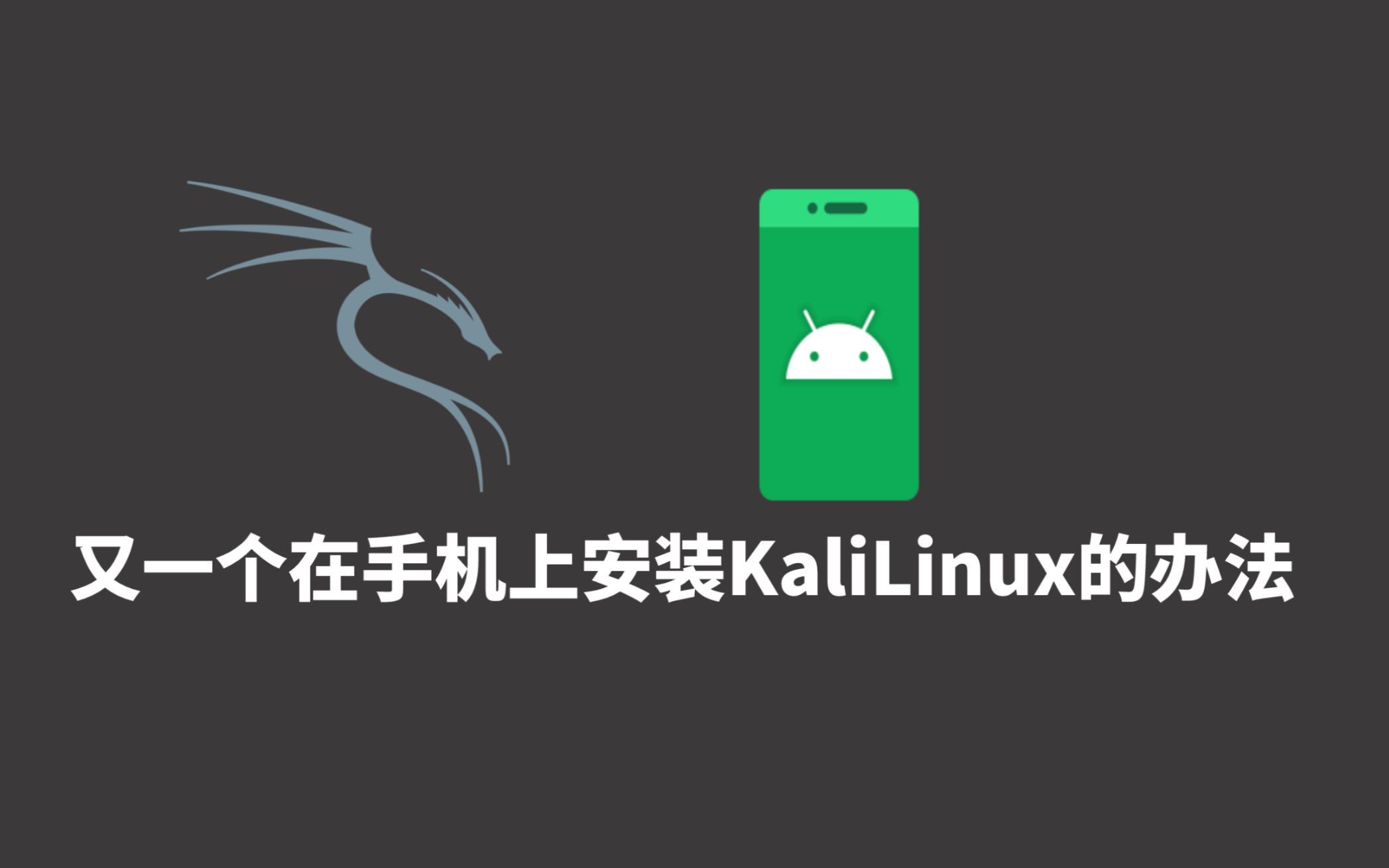 在任何安卓设备上安装KaliLinux哔哩哔哩bilibili