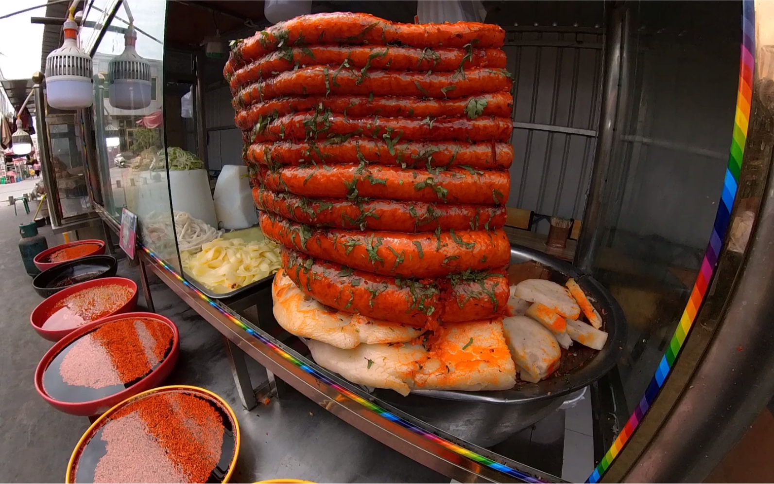 新疆的羊杂碎,十块钱那么多