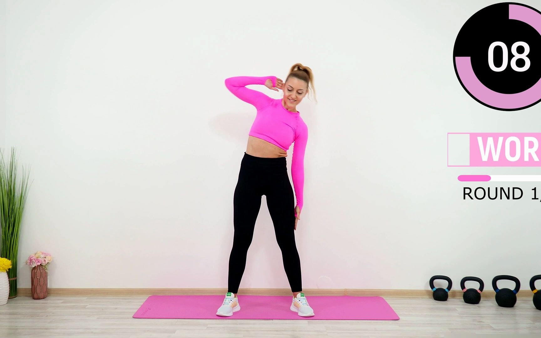 【塑形】站着减掉小肚子!36分钟上腹下腹侧腹都练到,快速小蛮腰