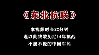 Download Video: 14年抗战，东北抗联消灭了多少日军？