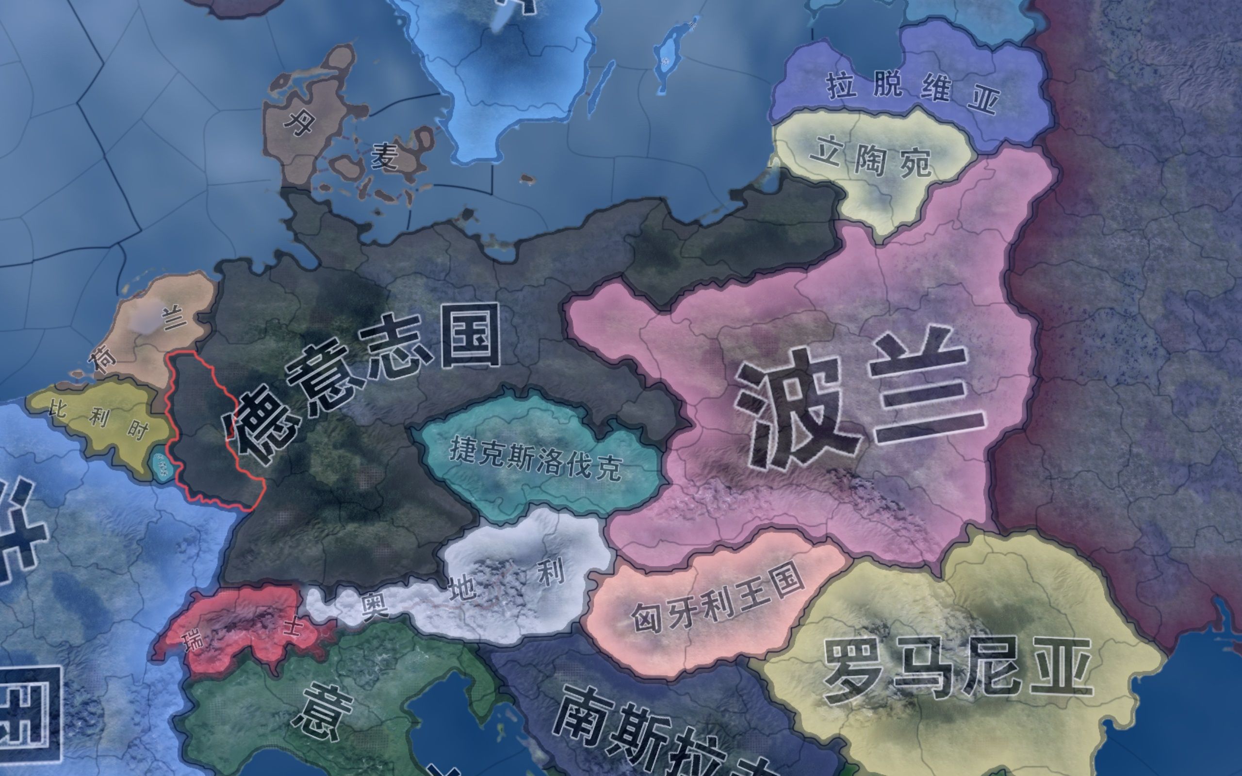 二战,但是波兰用但泽换了斯洛伐克