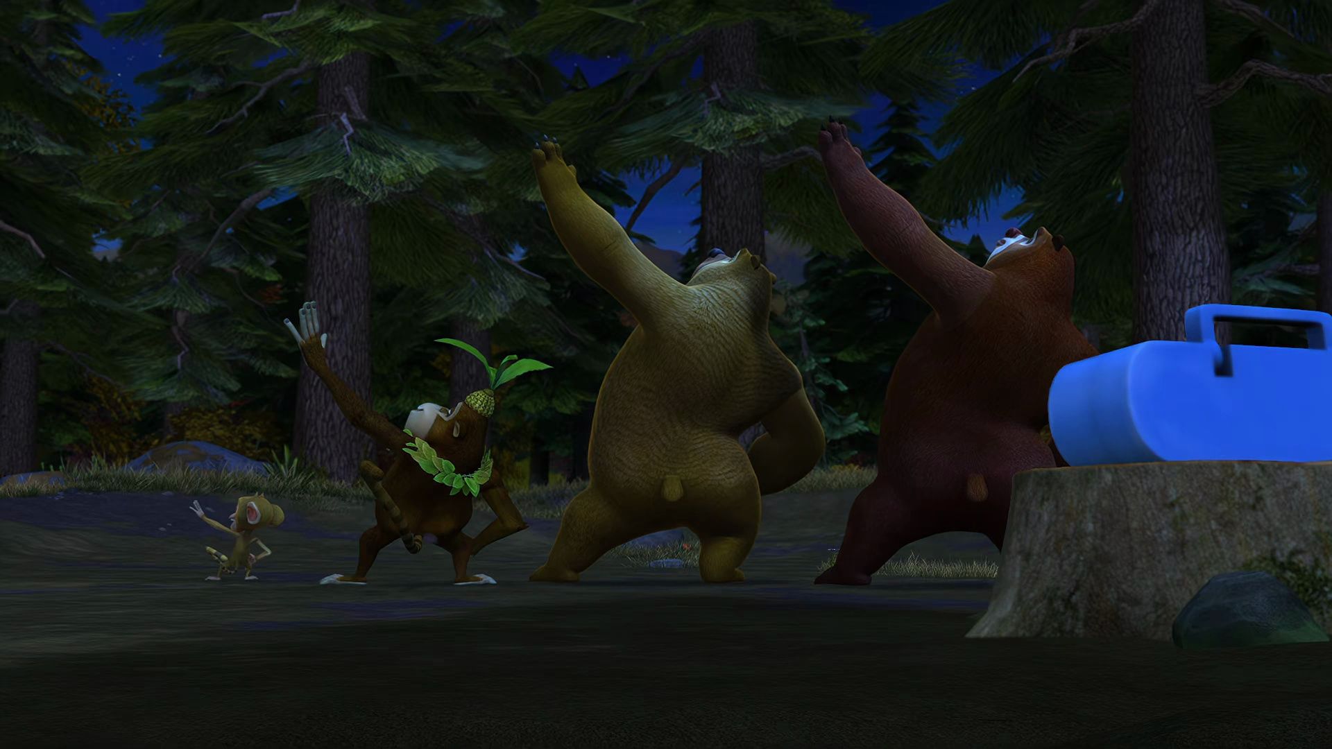 【熊出没之秋日团团转】40 森林广场舞