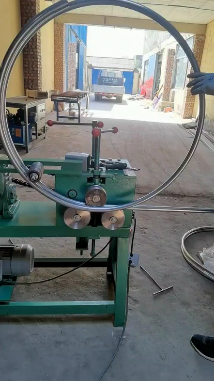 弯管机,铁管弯圆机,圆管盘圆