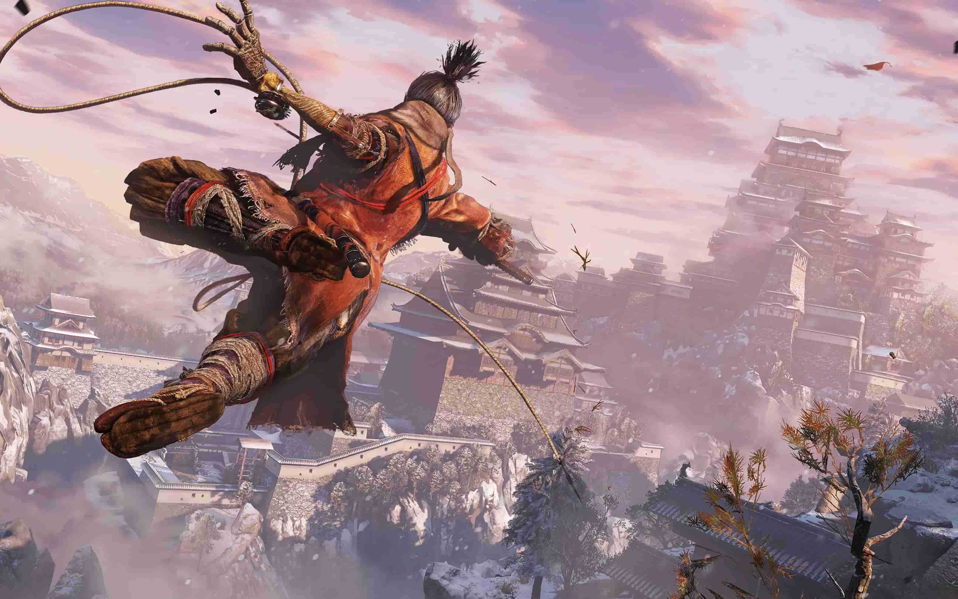 我玩只狼遇到的第一个boss!