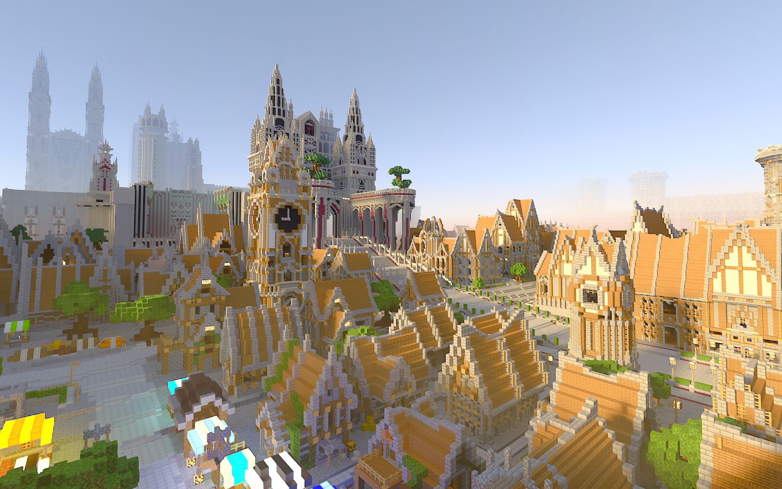 【minecraft】mc震撼工程在光线追踪下的卓越效果