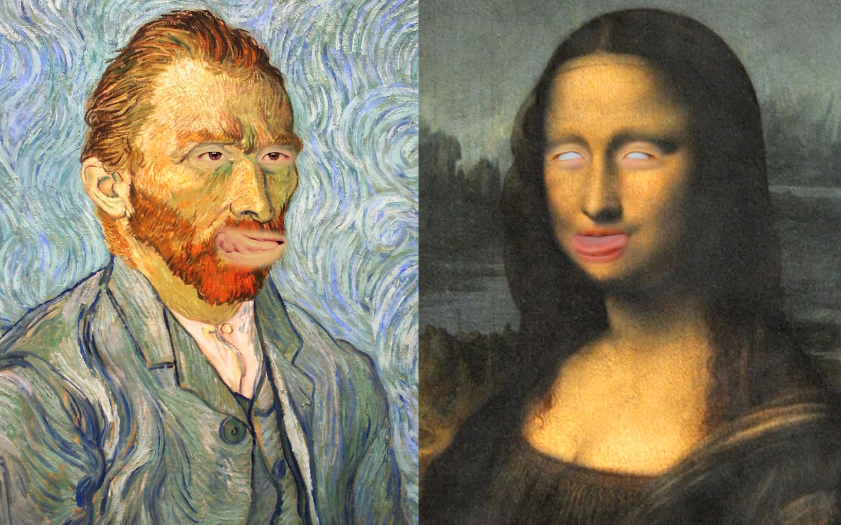 活久见梵高和蒙娜丽莎爆笑合唱卧槽达芬奇的棺材板盖不住了