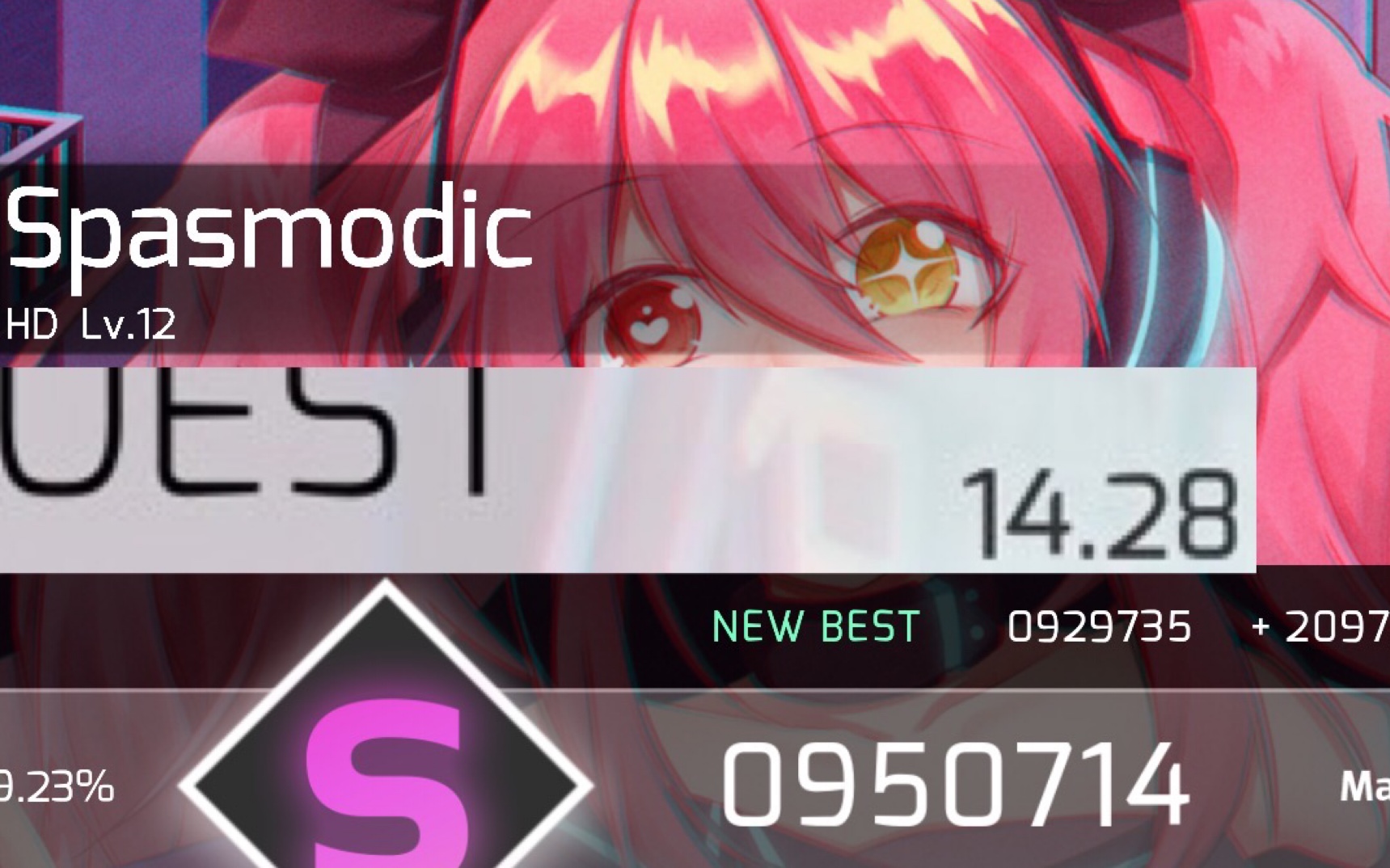 【phigros】震惊,rks14.28的phigros玩家再战痉挛hd被杀穿