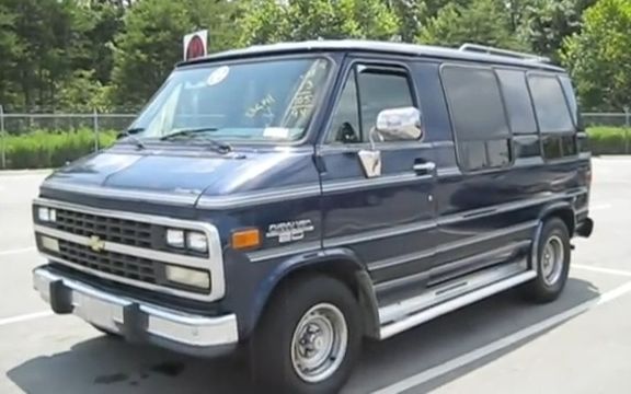 【经典美国车详拍】1994 雪佛兰 chevrolet g20 conversion van