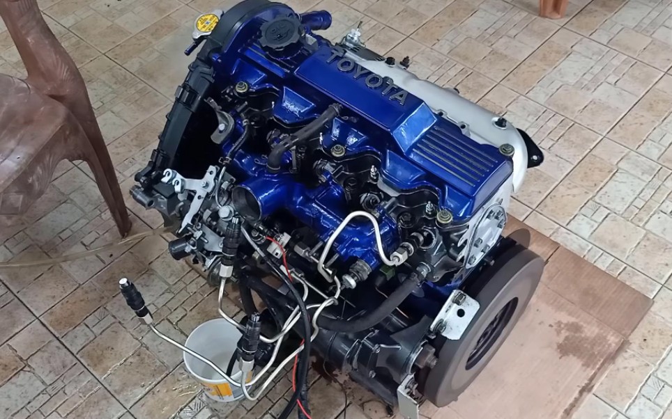 丰田1c柴油发动机翻新组装视频