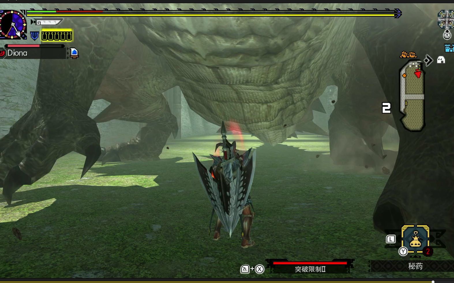 mhxxmhgu勇气盾斧开荒讨伐老山龙272626