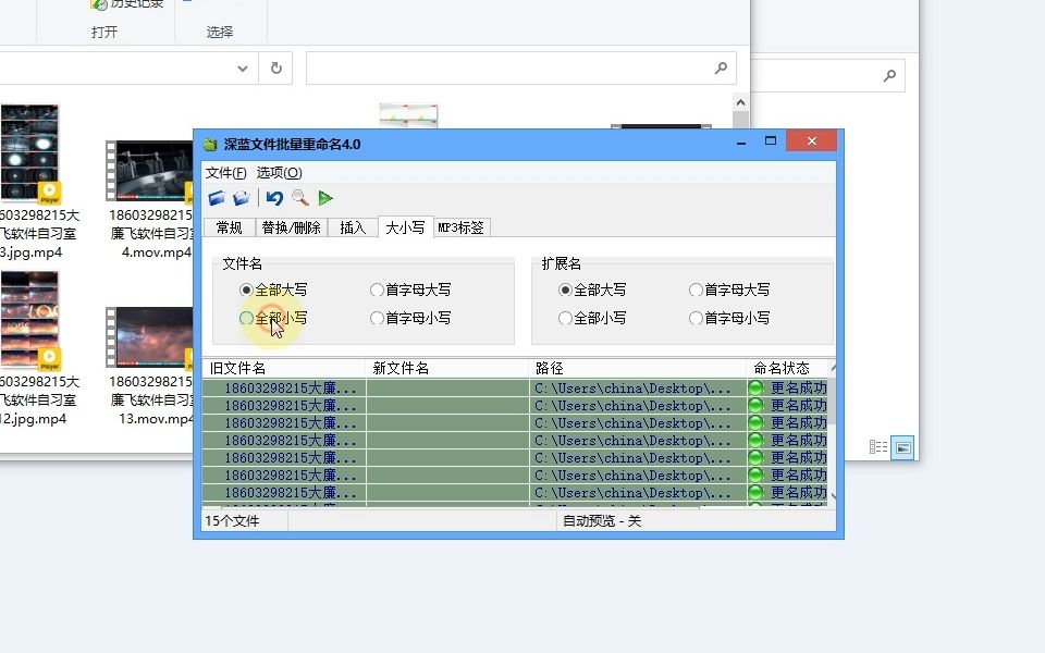 深蓝文件批量重命名工具是一款简单易用的文件批量重命名软件哔哩哔哩bilibili