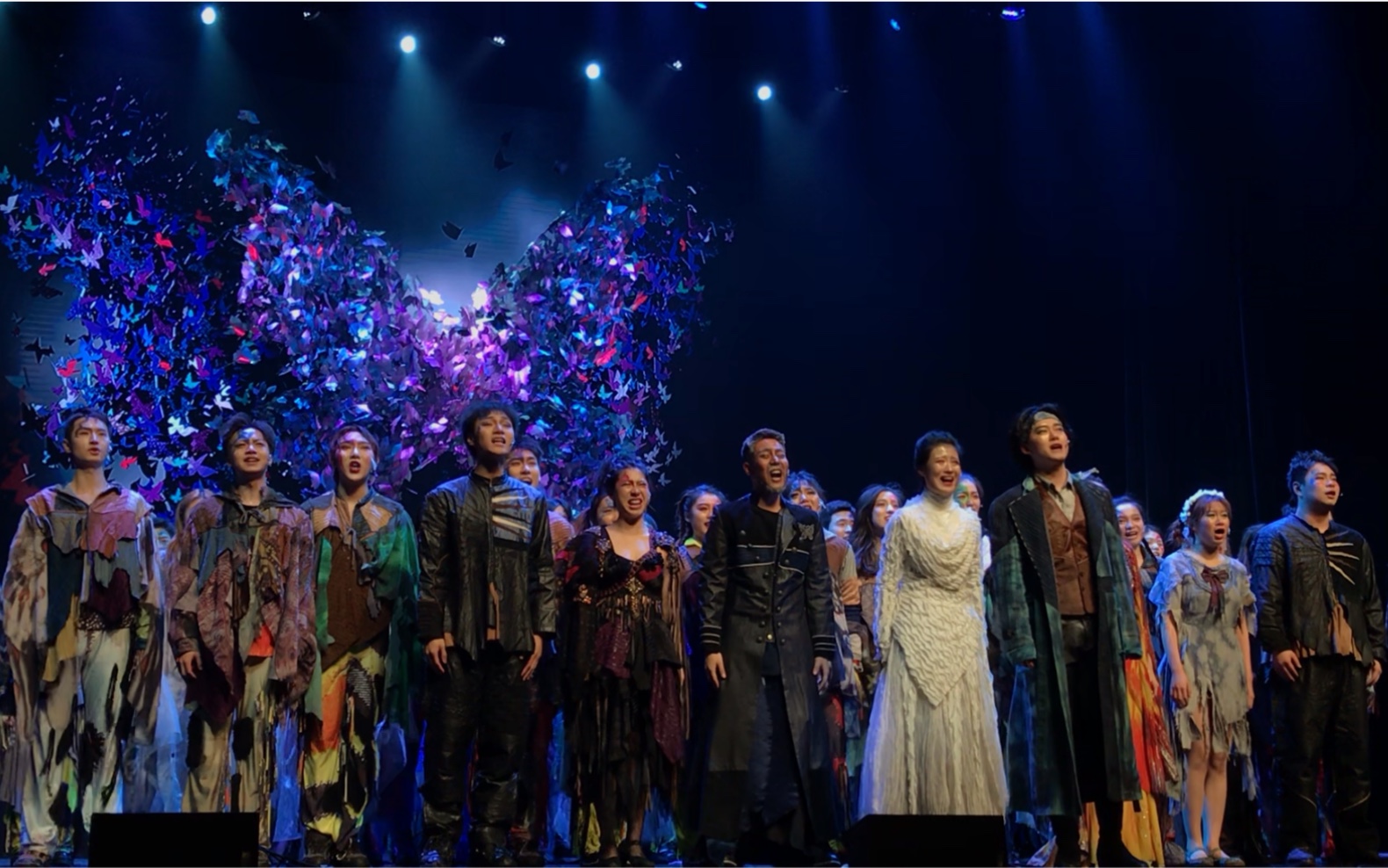 音乐剧蝶1231返场谢幕上海视觉艺术学院音乐剧系德稻实验班