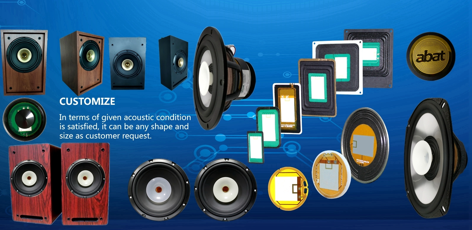 超薄压电陶瓷扬声器