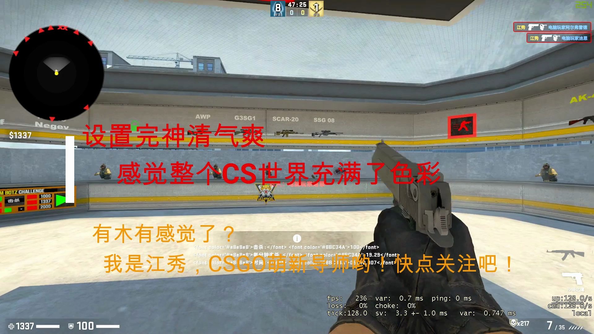 CSGO神级优化代码N卡滤镜神奇展现哔哩哔哩bilibili