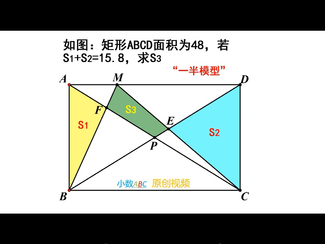 “一半模型”巧求四边形面积哔哩哔哩bilibili