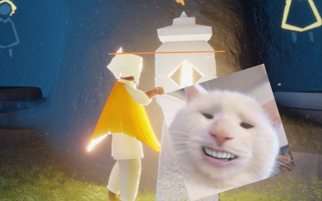 sky光遇当可爱的大啾啾摘下了矮人面具