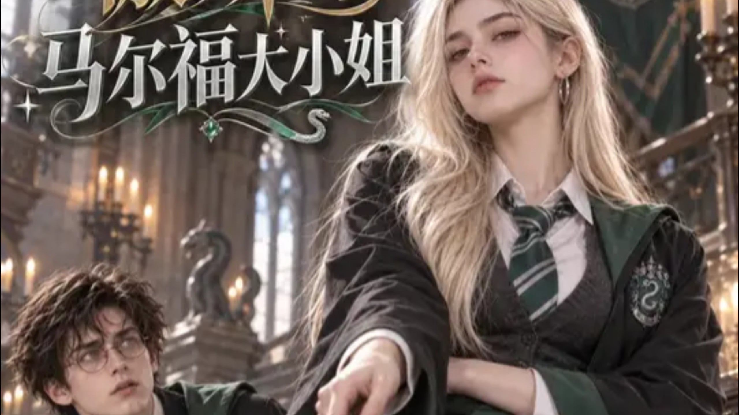 邀请傲娇的千金大小姐马尔福跳舞 #马尔福 #同人 #娘化马尔福
