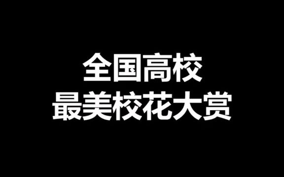 【大学生活】全国高校最美校花大赏!你最喜欢哪个学校的校花𐟘哔哩哔哩bilibili