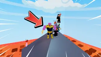 Roblox岩浆生存：我变成灭霸难道力量也会变大吗？小飞象解说