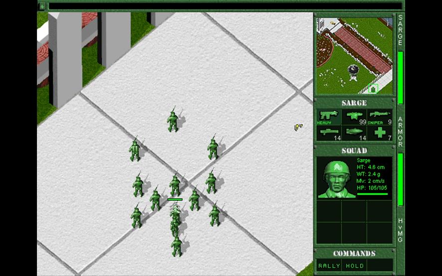 【玩具兵大战2】1999经典游戏 单人战役最高难度 第六关