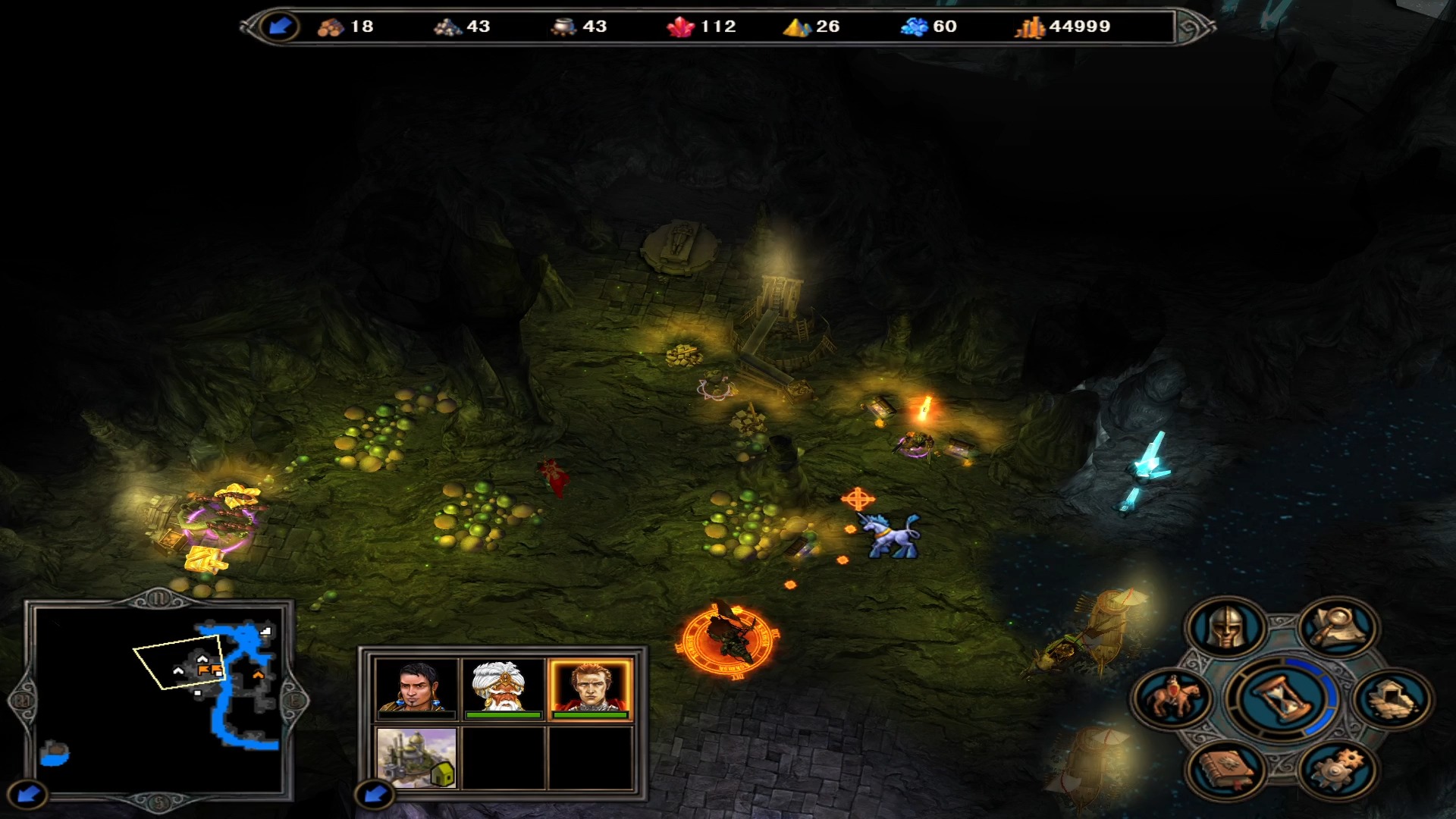 英雄无敌五16飞身援救泽西尔任务二解除伪装7