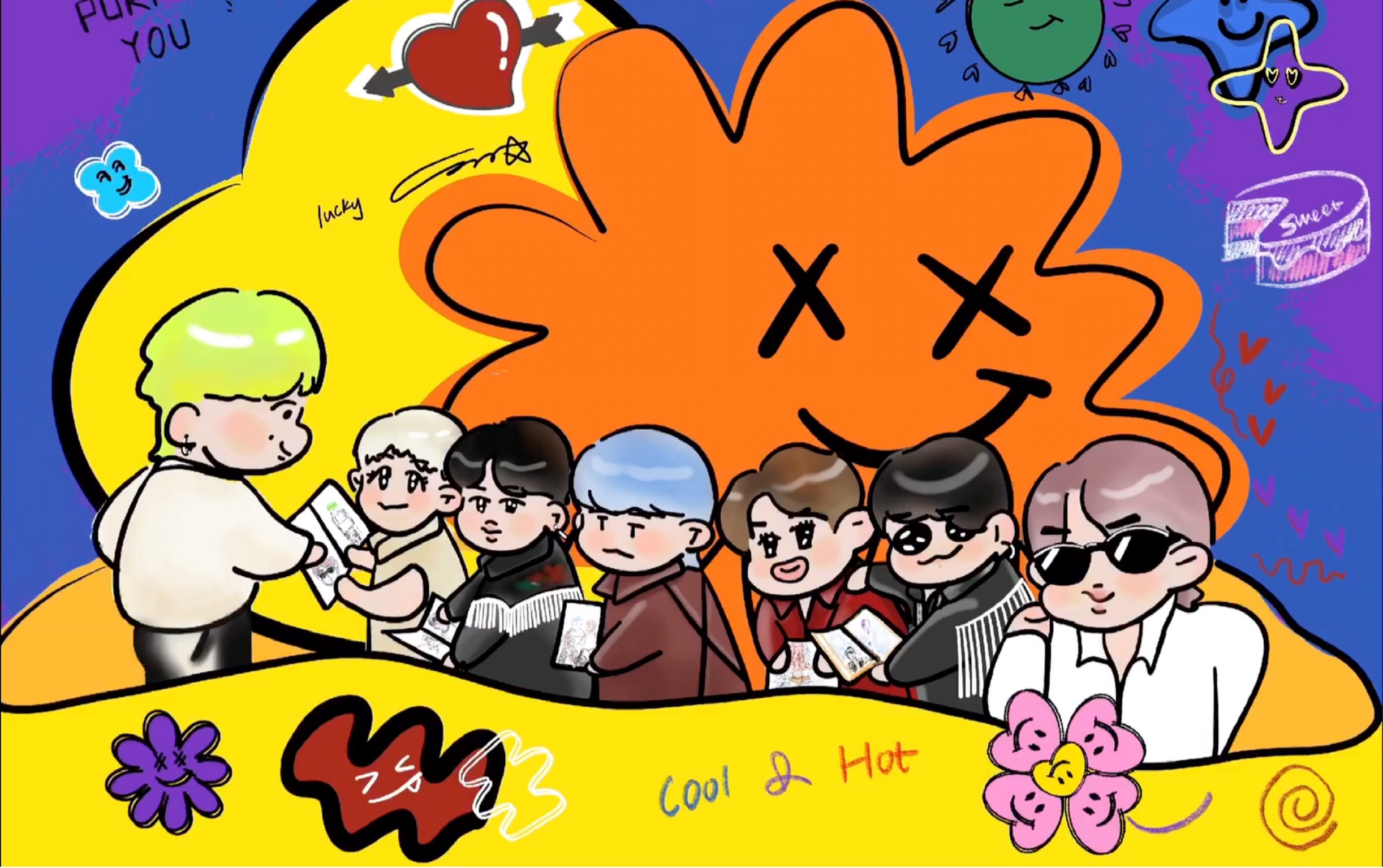 拿 来 吧 你 ! | 画了一整天 bts permission to dance