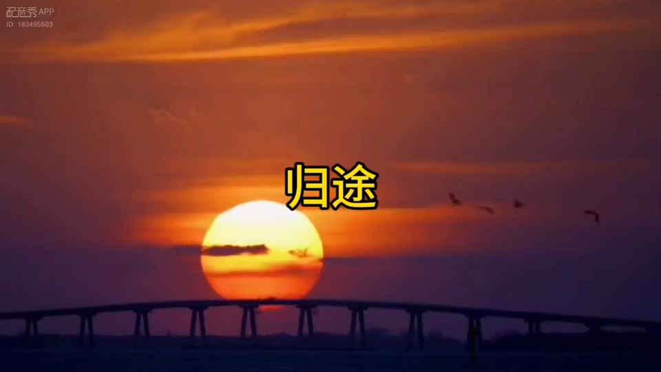 我们的人生都会有归途