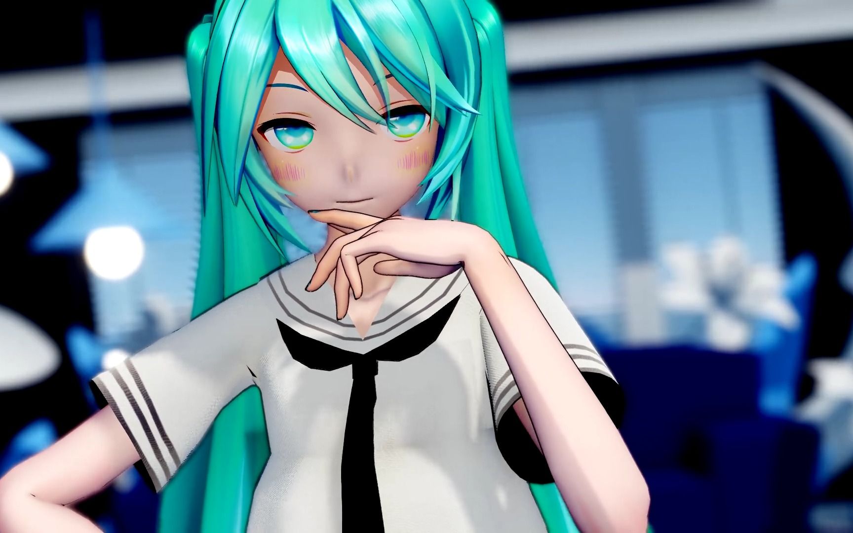 [图]【MMD/YYB式初音】シンデレラ 「最喜欢你 明明想用更可爱的方式告诉你～」(*/ω＼*)