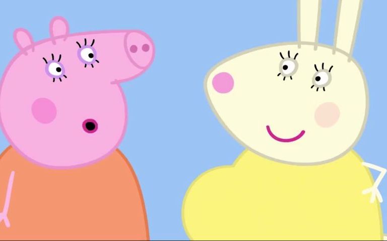 小猪佩奇:兔妈妈的肚子变大了 原来是肚子里有了一个可爱的小宝宝