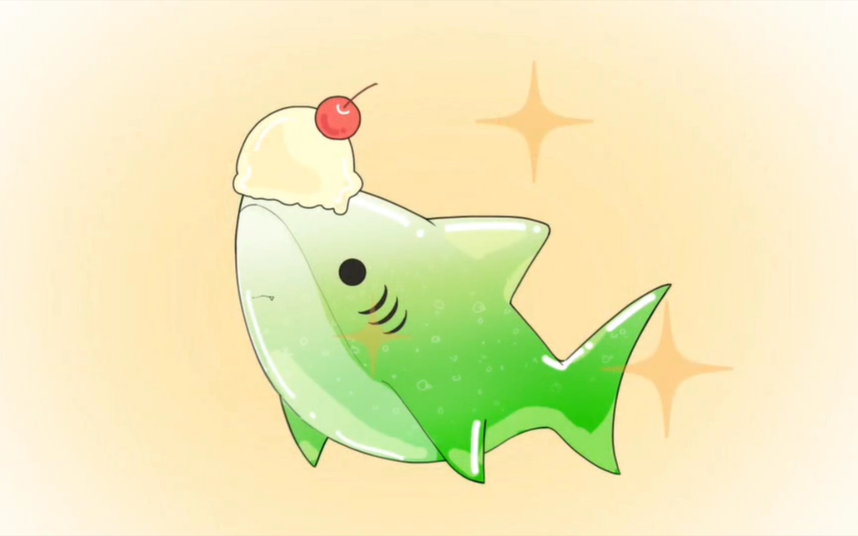 鲨鱼 雪碧冰淇淋=鲨碧冰淇淋?