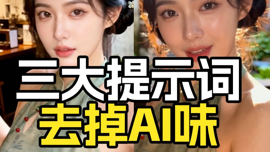 AI人物太假?总有AI味?三大提示词,让你AI视频更真实!