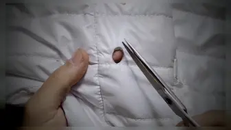 修补羽绒服的方法，学会这个方法可以完美无痕修复破洞的羽绒服
