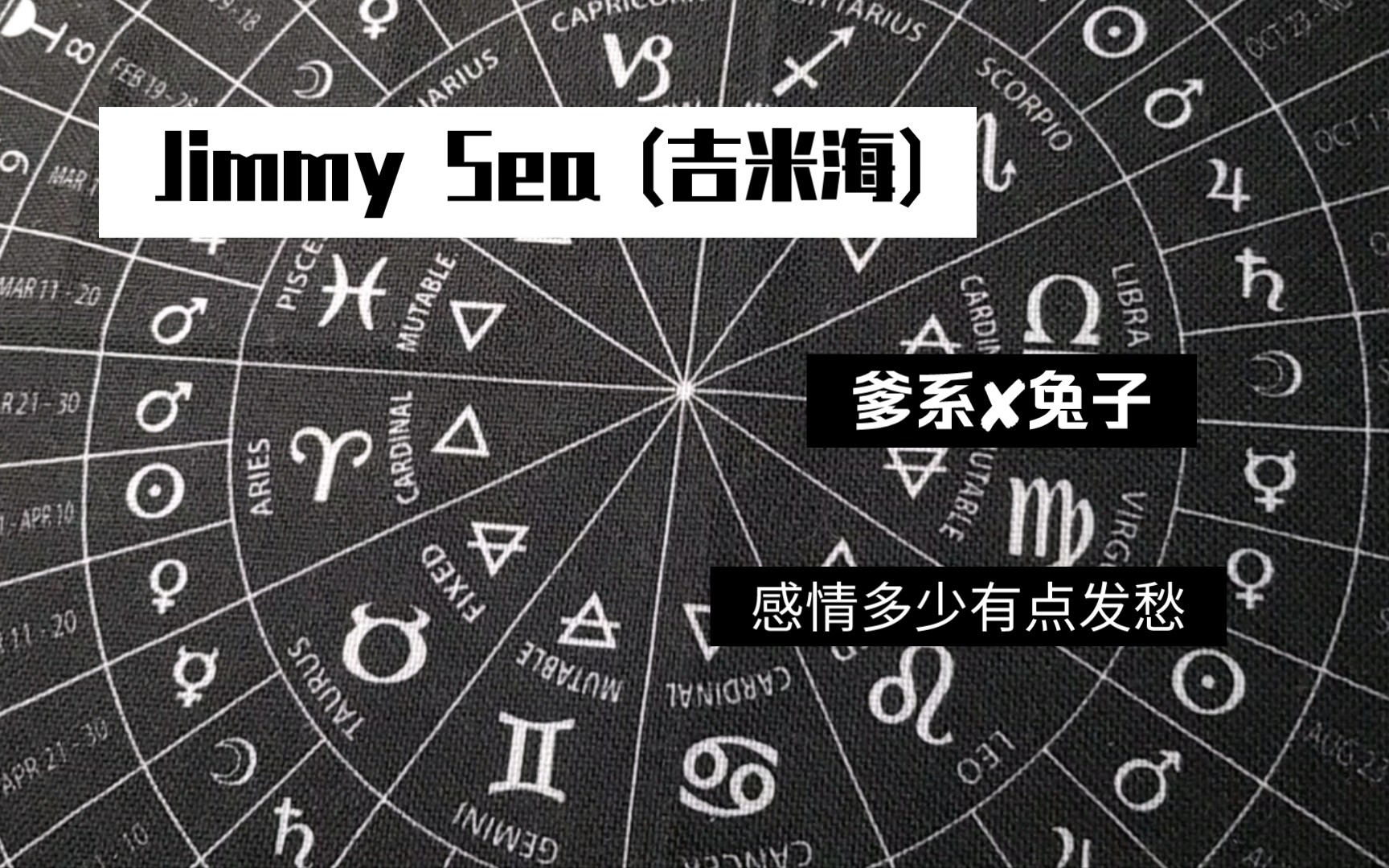 JimmySea (吉米海)第一次塔爹系和兔子搭配,第二次塔对两个人的感情有点愁哔哩哔哩bilibili