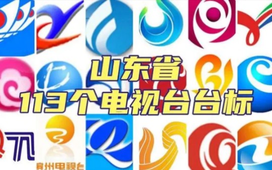 【视频转载】盘点山东省113个电视台台标后面那几个的设计把我气笑了哔哩哔哩bilibili