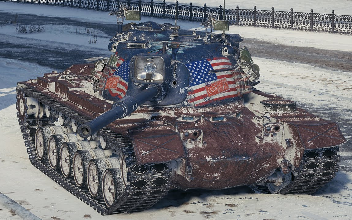 【坦克世界】 m48a5 巴顿 - 5杀 1.