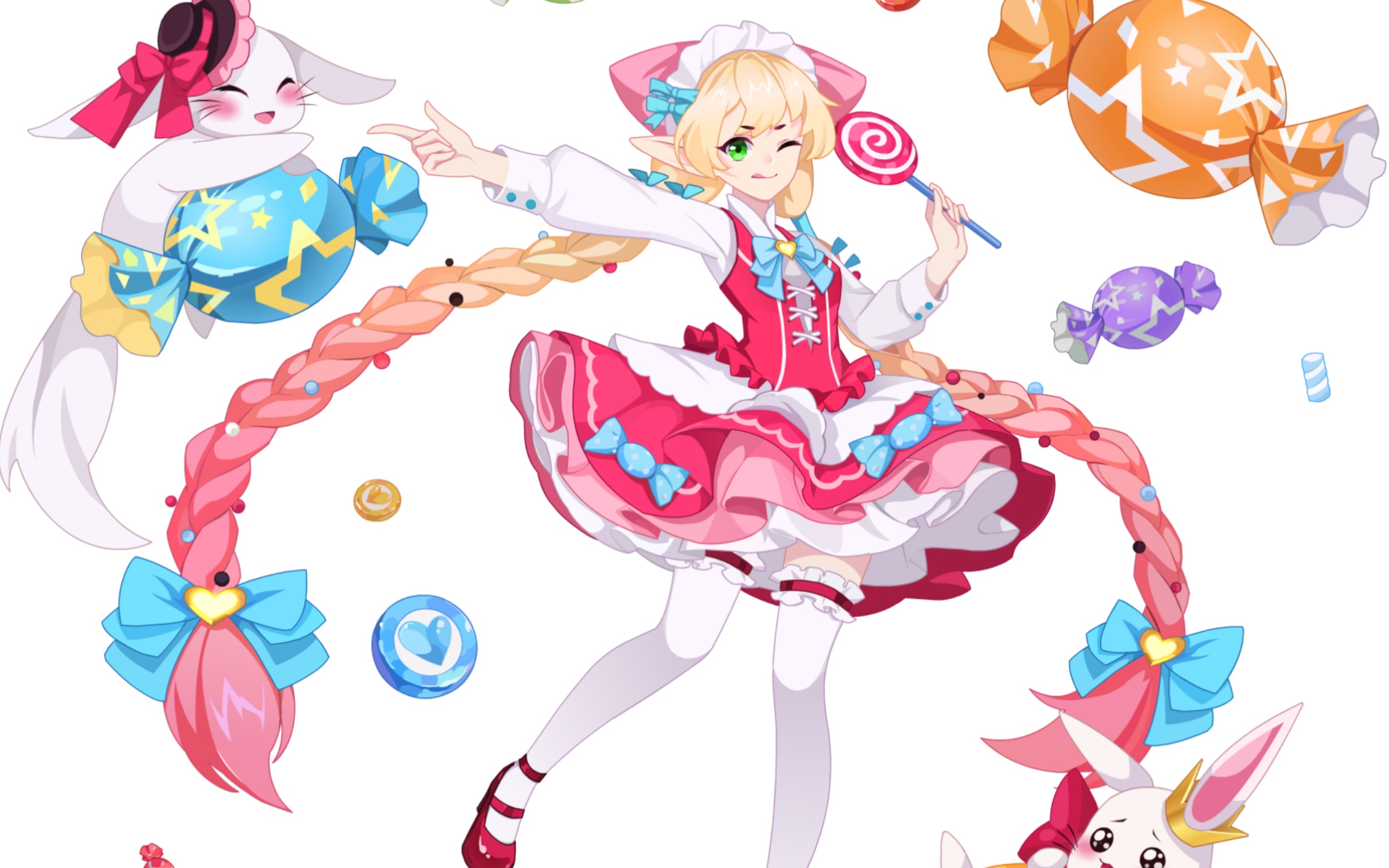 【carrotchild】赛尔号芳馨·茉蕊儿新皮肤*蜜糖少女*特效展示_哔哩