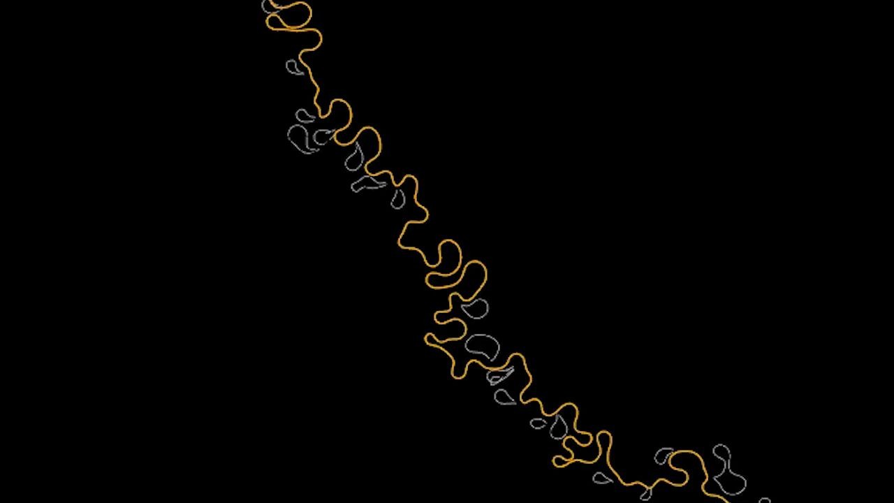 河流蜿蜒动态简单模拟 grasshopper rhino/Simulating River Meandering Dynamics哔哩哔哩bilibili