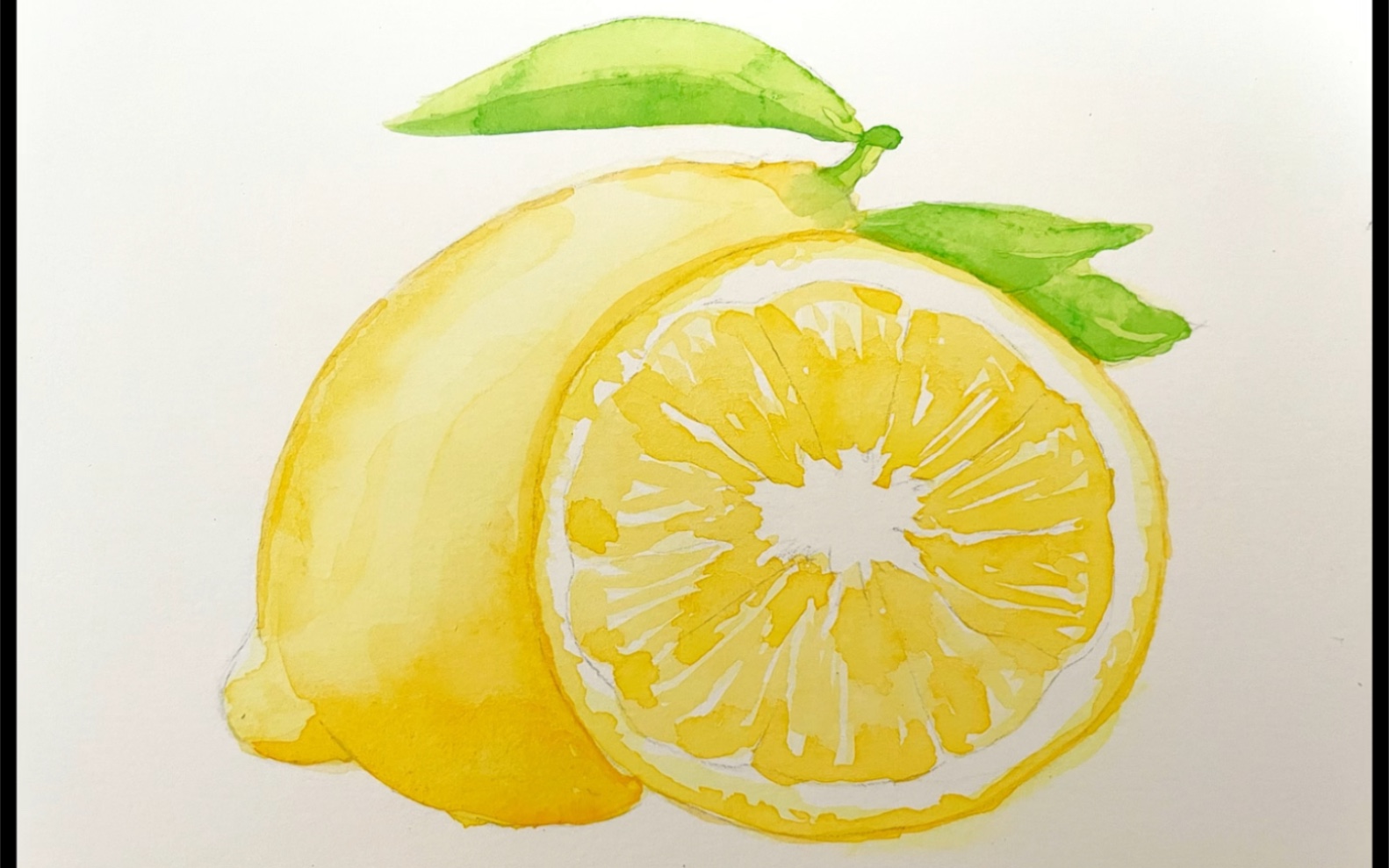水粉画柠檬怎么画教程图片