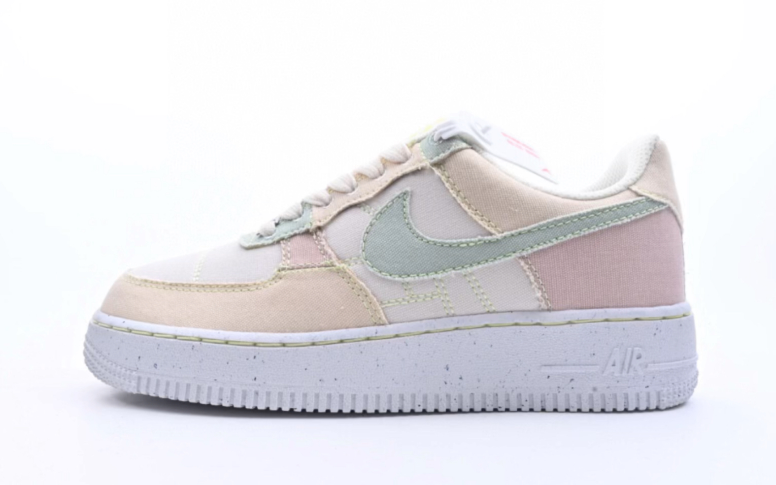 耐克 nike air force 1 low lx nn 空军一号布面马卡龙糖果拼接低帮