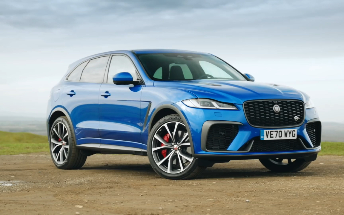 新英伦潮流风尚豹力美学 2021款全新捷豹f-pace svr首发上市_哔哩哔哩