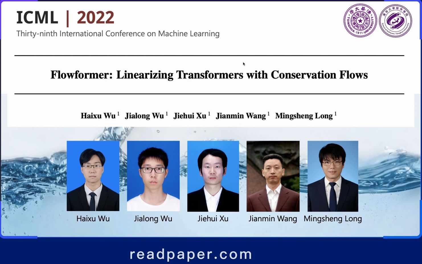 Flowformer:任务通用的线性复杂度Transformer【ICML 2022】哔哩哔哩bilibili